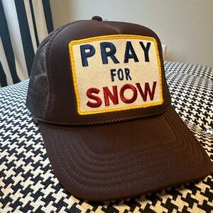 Aviator Nation brown Pray For Snow hat